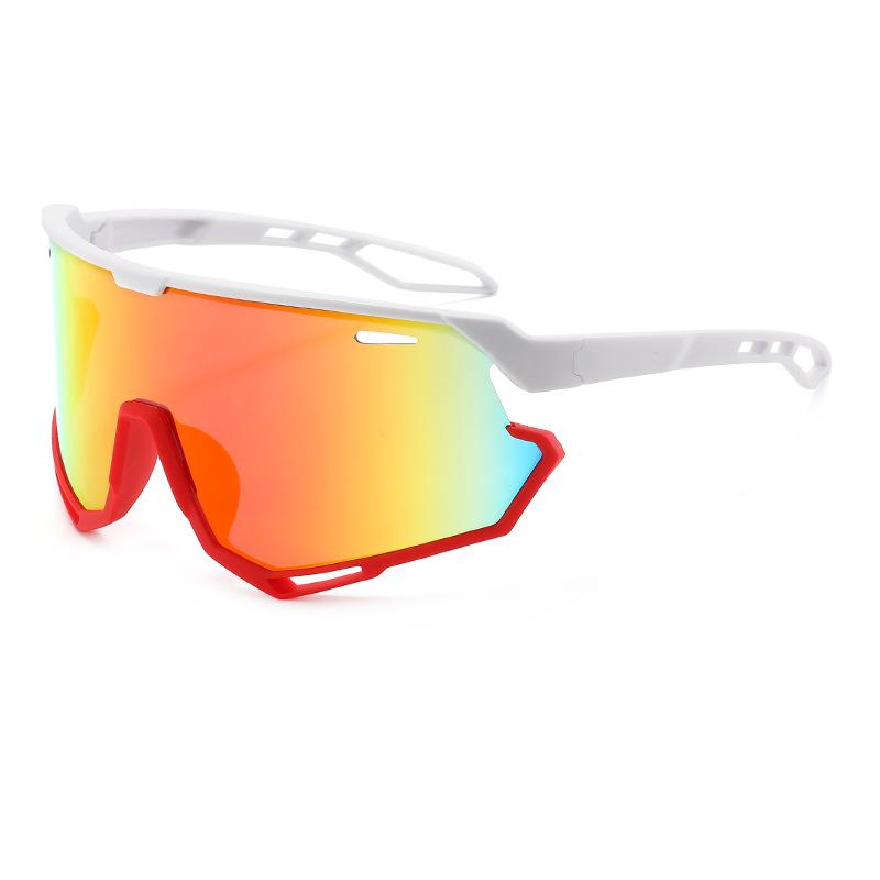 

Black Polarized Sports Sunglasses for Cycling, Skiing, and Mountaineering – Large Frame, Windproof, UV Protection