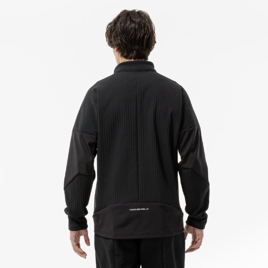 Mizuno Tech Shield Hybrid Training Windproof and 32MCC530 Jacket, Stretch, Black,