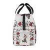 Moomin Little My Lunch Bag with Insulated Clasp Closure and Zipper, Compact and Stylish, Portable, Thermal Lunch Bag, Soft Cooler Bag, ToteEco Bag,