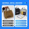 Universal Car Bento Insulated Lunch Thermal Bag Bento Handbag For KIA Rio K5 K2 Sportage Ceed Sorento Picanto Stinger Soul