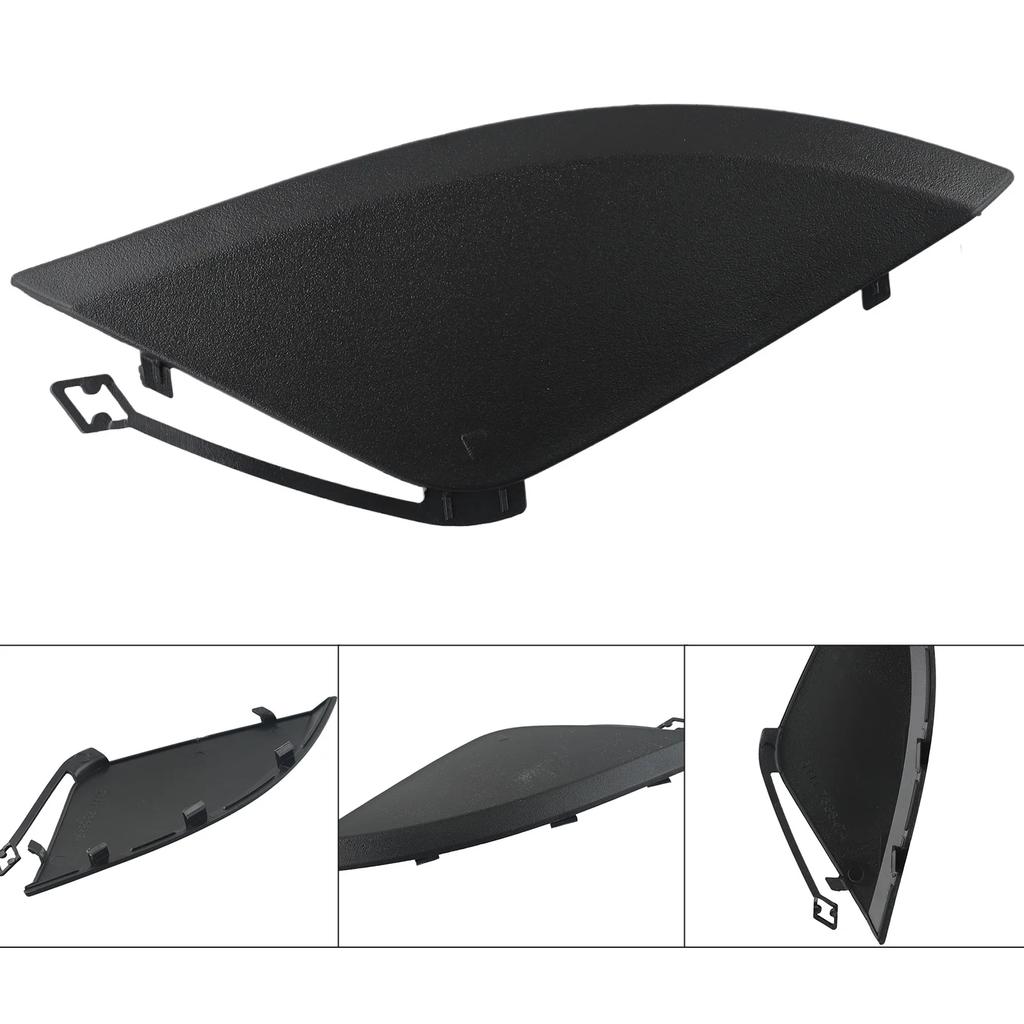 Tow Eye Cap Tow Hook Cover Primed Black Replacements Stable Strong 51117338474 ABS Plastic Accessories Front Bumper