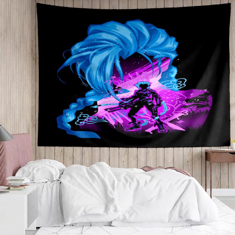 1PC Fantasy Warrior Jing K-pop music group Tapestry Accessories for Bedroom,Livingroom, dormitory Room Wall Decor Fan Birthday Gifts