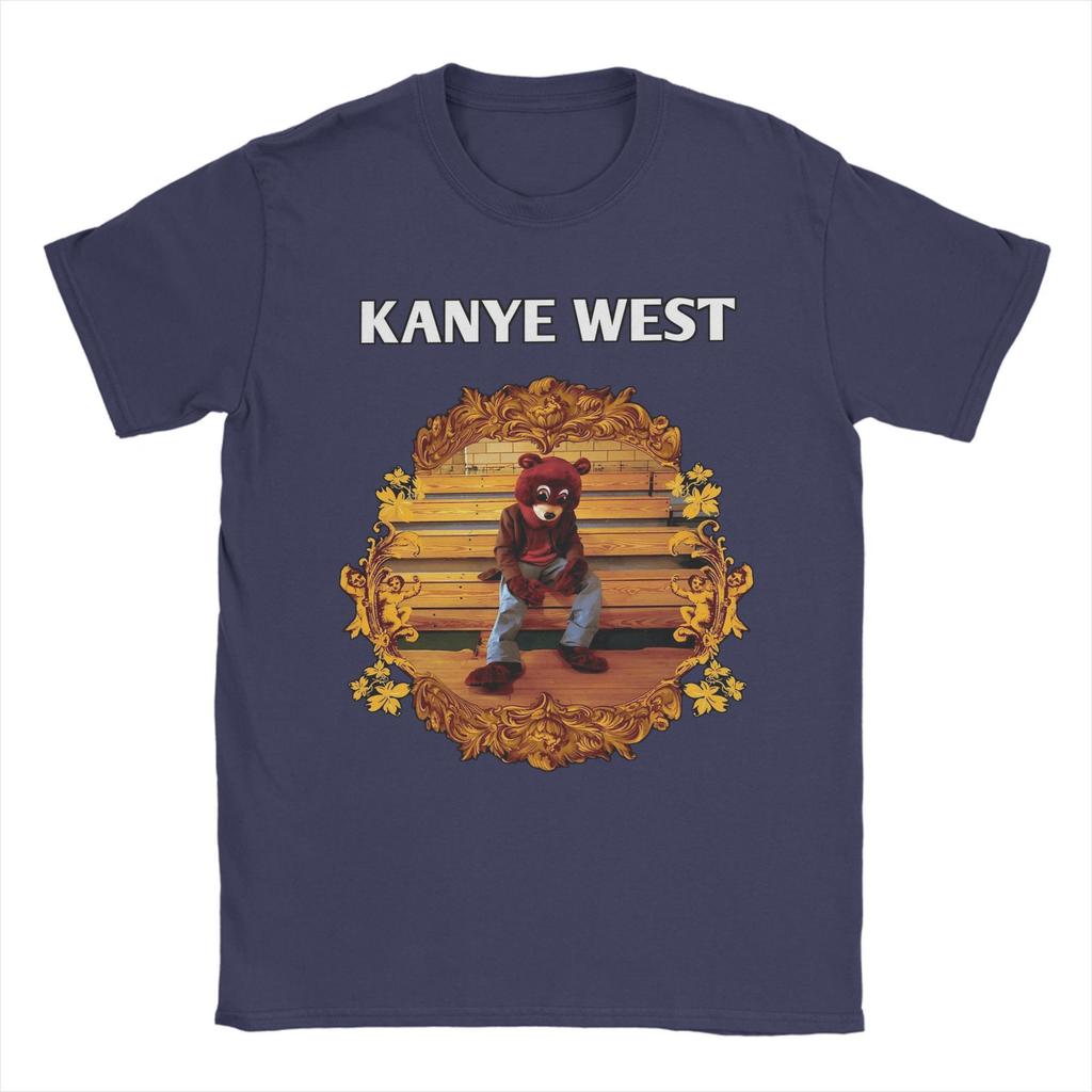 Kanye West T-Shirts für Herren Baumwolle Fantastische T-Shirts Rundhals T-Shirts Kurzarm Tops Party