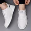Men's shoes autumn and summer breathable thin soft leather little white shoes men's summer 2024 trendy versatile casual sports shoes