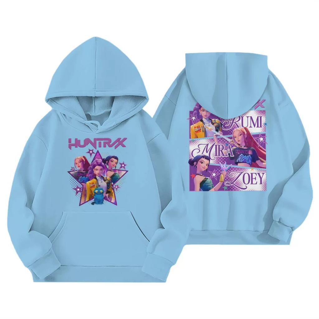 KPop Demon Hunters Kids Hoodies Girls Clothes Children Movie New Sweatshirt Long Sleeve Pullover K-Pop Demon Hunters Casual Tops