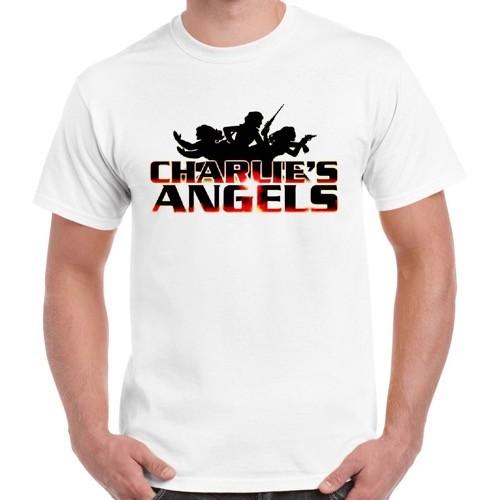 Charlie s Angels 70s TV Show Series Vintage Retro T Shirt 2373 S разноцветный