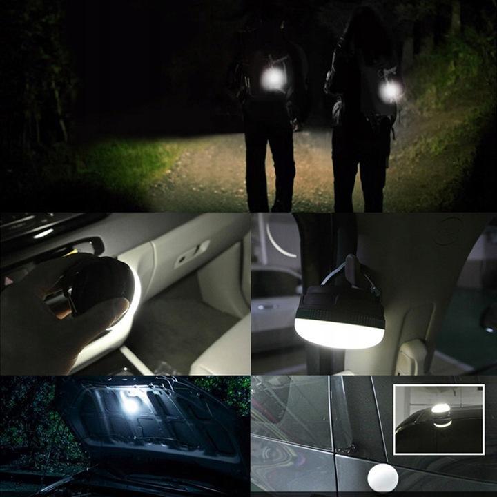 Lampa Turystyczna Latarka Kempingowa Led Powerbank Led Lampa Namiotu
