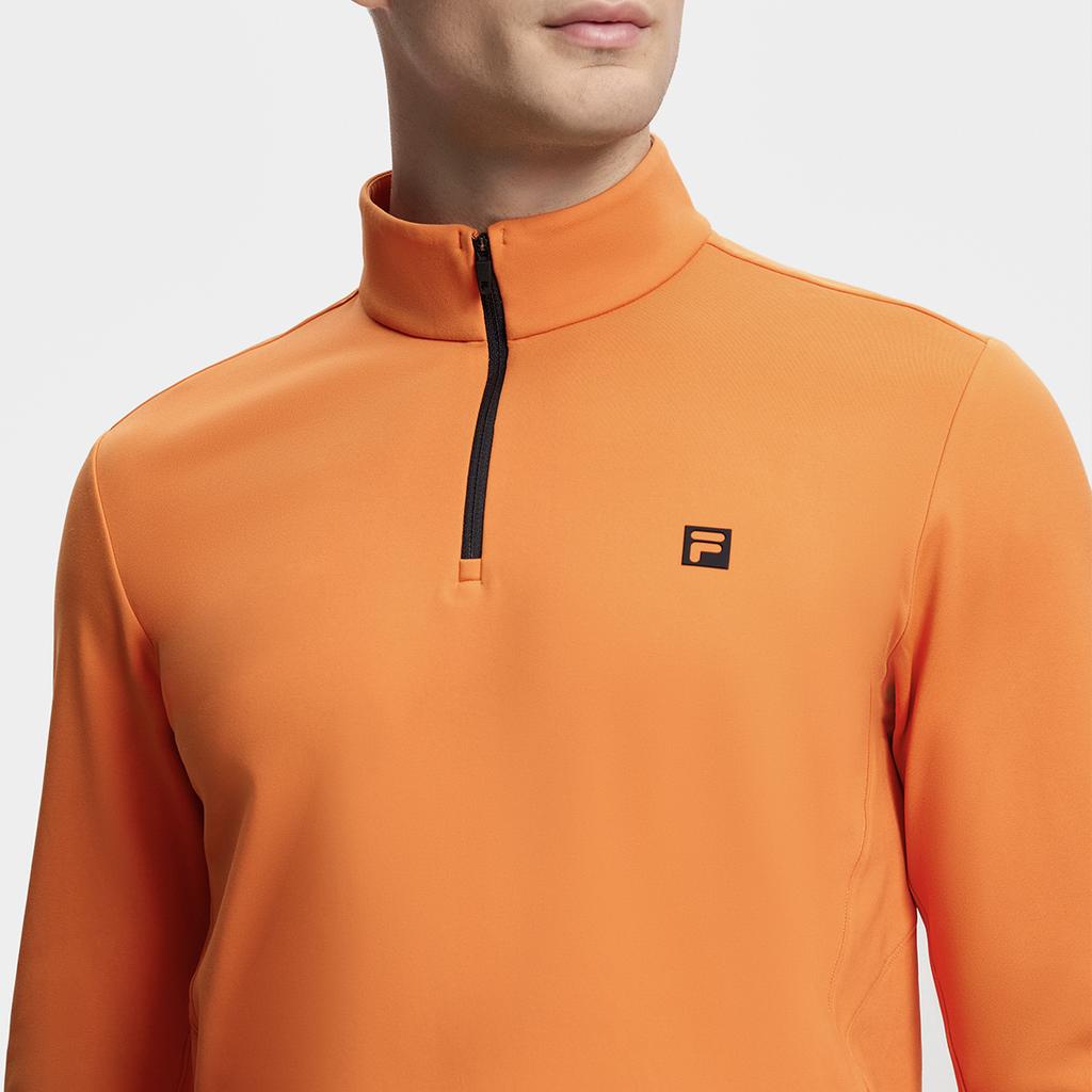 New FILA T Shirts Men's Sunset Orange A11M347209F-OR