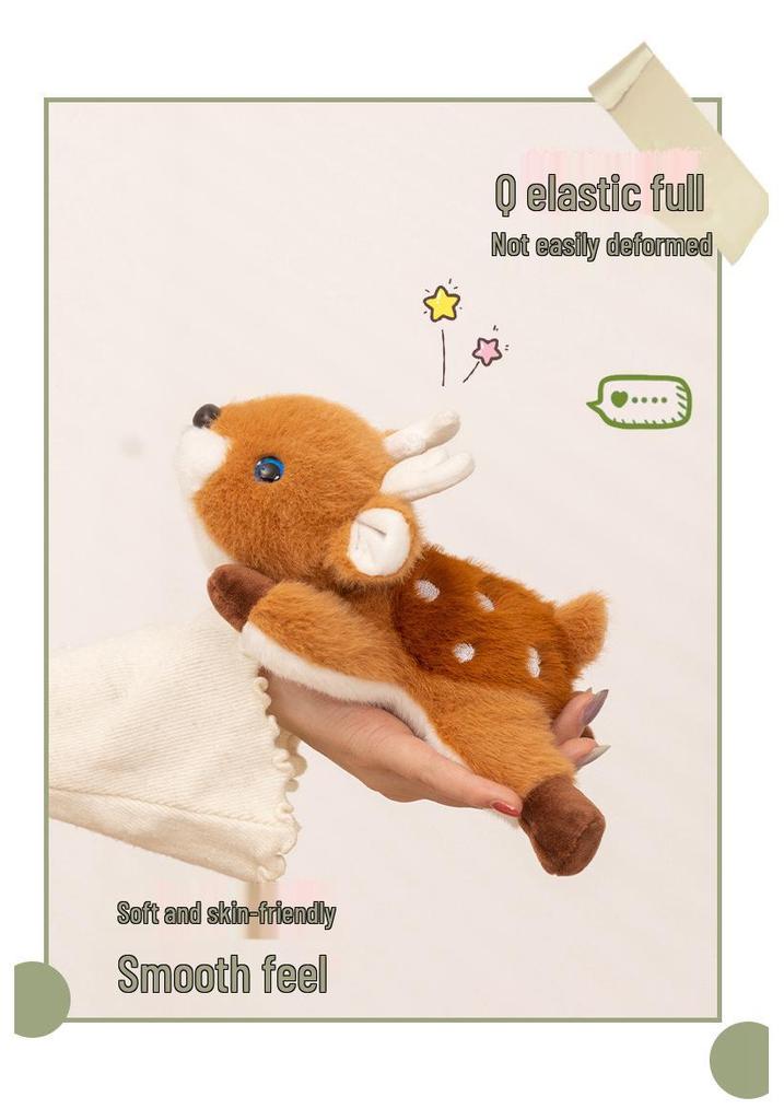 Sika Deer Plush Toy Doll Pendant - Creative Companion & Wrist Rest