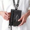 Neck Passport Bag RFID Anti-Theft ID Bag Multifunctional Storage Bag Mobile Phone Bag Change Bag