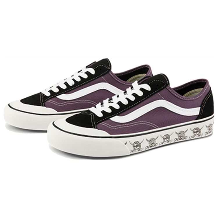 Vans Style 36 Sf Low Top Skate Shoes Unisex Sneakers Black Purple VN0A5HFF2YZ