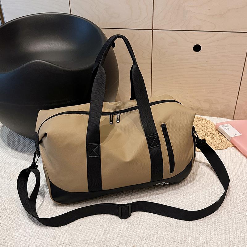 1pcs Large Capacity Gym Bag with Wet & Dry Separation Yoga Sports Duffle Bag Outdoor Short Trip Travel Luggage Handbag