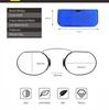 Lesebrille für Herren Clip Nase Tragbar Ohne Bügel Alterssichtige Brille Oval Metall Hohe Qualität Mit Etui