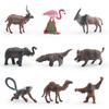 Wild Animal Model Set: Eland, Camel, Orangutan, Boar, Anteater, Flamingo, Marmoset