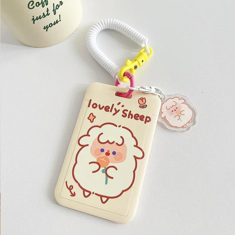 Cute Tulip Cartoon Korean Photo Card Holder Idol Photocard Holder Srudent ID/Bus/Bank Card Case Girls School Stationery