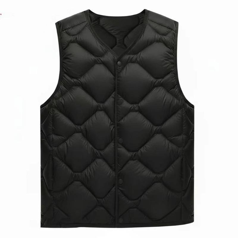 Gilet Leggero da Uomo in Cotone Scollo a V Intimo per Autunno Inverno