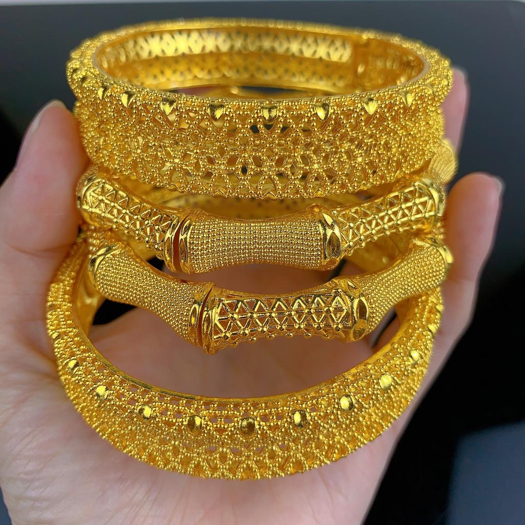 2026 Luxury Ladies Open Bracelet Dubai Bride Indian Light Luxury Women's Wedding Bracelet