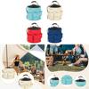 Collapsible Basket with Handle, Drawstring Picnic Basket, Versatile Tool Organizer for Concerts,