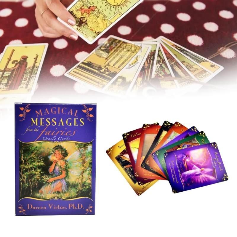 Premium Copper Paper Green Glyphs Lenormand Tarot Cards For Insightful Readings
