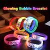10Pcs LED Luminous Bracelets LED Light Up Bracelets Glow In The Dark Neon Bangle Party Favors Concert Supplies Luminous Wristbands