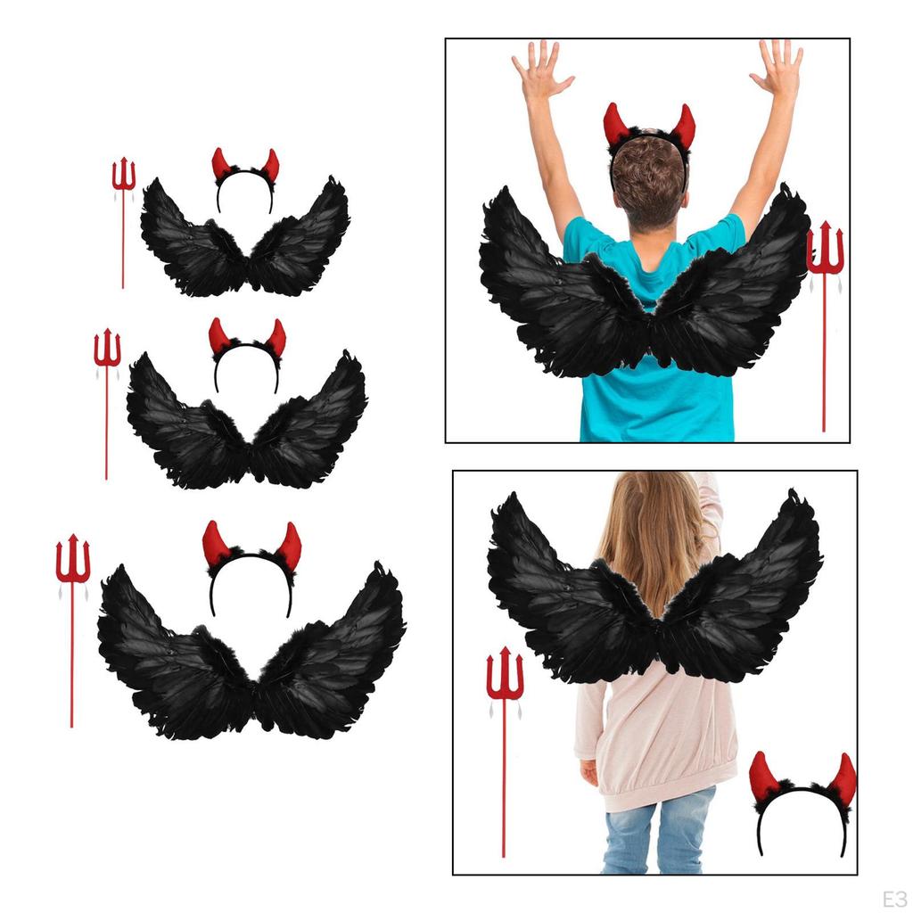 Triangle Fork Headwear Set, Decorative Stylish, Comfortable Lightweight Costumes for Carnival