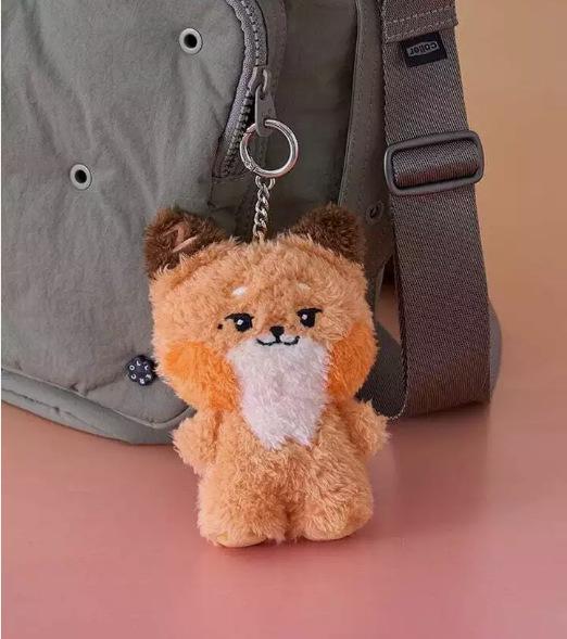Zhanghao Zb1 Ricky Kpop Idol Keychain Plush Pendant Stuffed Puppy Cat Toy Bunny