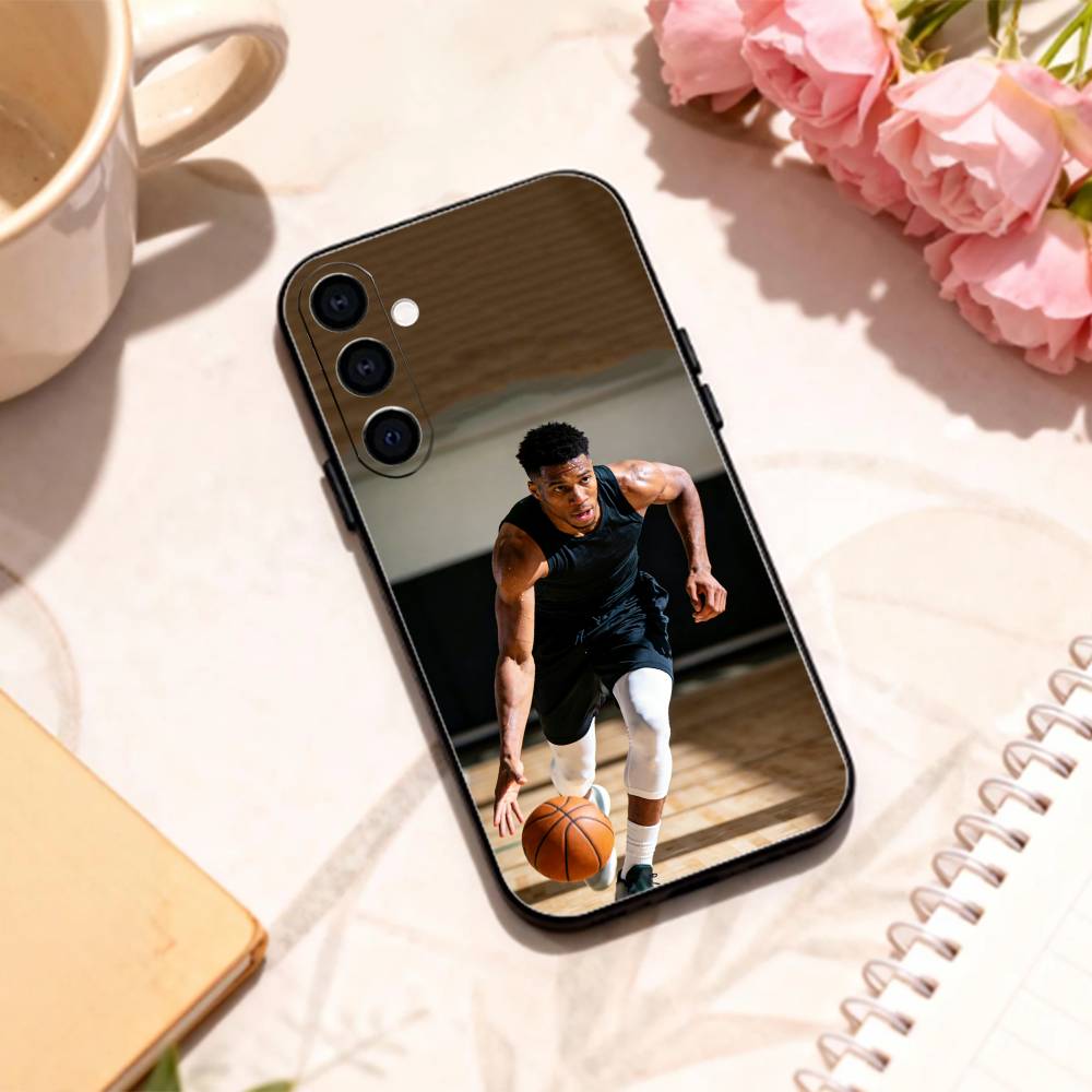

Basketball G-Giannis A-Antetokounmpo phone Case For Samsung Galaxy A73,A72,A71,A70,A53,A52,A51,Others Soft Black Shell Samsung a30 a20