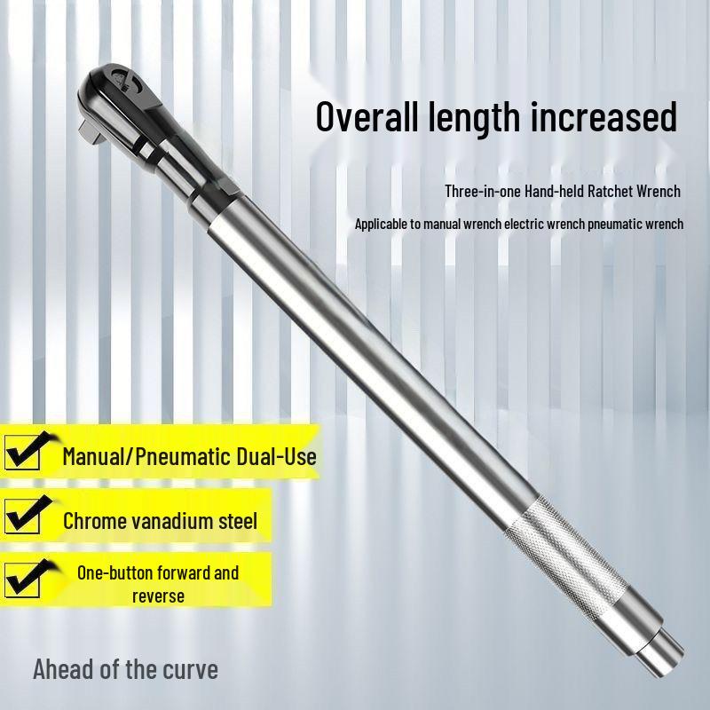 Электрический/пневматический 3-в-1 угловой трещоточный ключ на 72 зуба для авторемонта