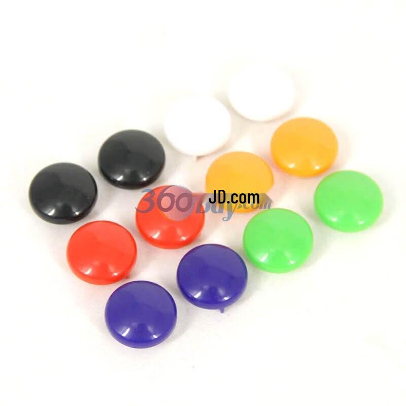 Deli 20mm Magnetic Pushpins, Mixed Colors, 12-Pack