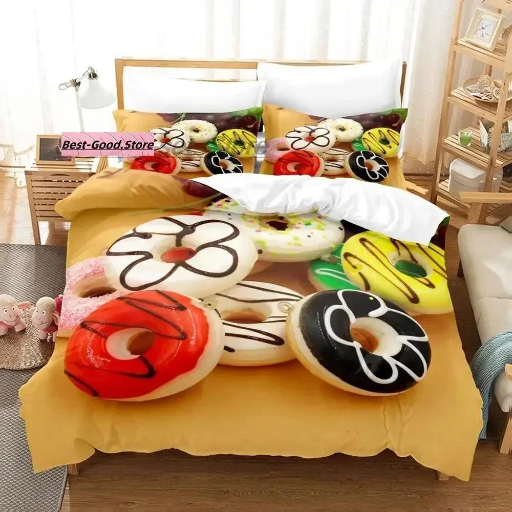 Mis Pastelitos Bedding Set Single Twin Full Queen King Size Bed Set Aldult Kid Bedroom Duvetcover Sets Anime bed sheet set