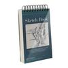 Hardcover Sketchbook 100 Sheets 68lb/100gsm Paper Twin Coil Binding Drawing Pad For Artists Beginner Sketching Doodling