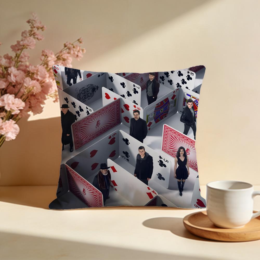 Trendy NNow You See Meed Cushion Cover Stylish Washable Pillow Cover Ideal for Couch Bedroom Car Decoration
