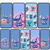 Cover for iPhone 17 16 15 Xiaomi Poco Redmi Note 14 13 12 11 Pro 9 16e Samsung Galaxy S25 S24 S23 OPPO Huawei Blue Lilo Cartoon Stitch Pink Phone Case