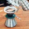 HARIO V60 Metal Made in Dripper, 1-4 Cups, Silver, Japan, O-VDM-02-HSV