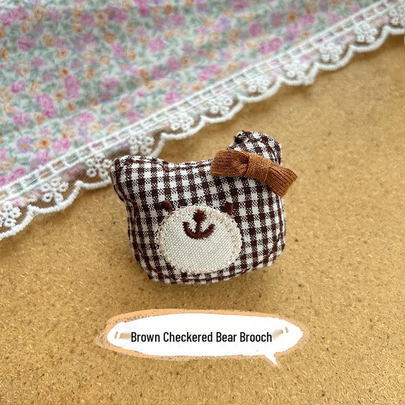 

Брошь-пины ручной работы, плюшевые, с вышивкой мультяшных животных, набитые хлопком