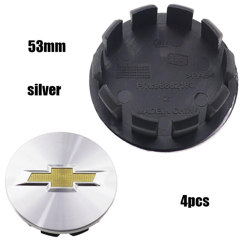 4pcs 53mm 59mm Chevrolet logo car emblem Wheel Center Hub Cap auto Rim refit dust-proof badge covers sticker styling accessories