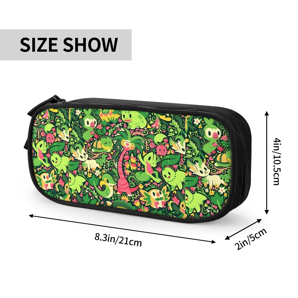 Custom Cartoon Pokemon Theme Large Capacity Bags for Child School Pencil Bag for Boys Gilrs Kids