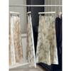 New Chinese Style Ice Silk Tie-dye Acetic Acid Satin Skirt Women's Spring New Tall and Thin Hip-wrapped Fishtail Skirt