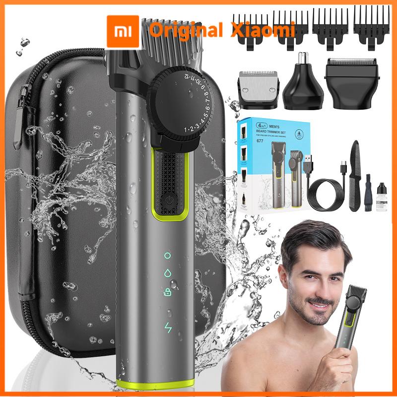 Xiaomi RESUXI 677 Men's Professional 4 in 1 Hair Trimmer Set Multi-function Hair Clipper Electric Shaver Nose Eyebrow Hair Grooming Kit