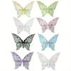 Sparkling Wings Wreath Elf Ear Set Foldable Fairy Cosplay Set Butterfly Wings Set  Themed Party