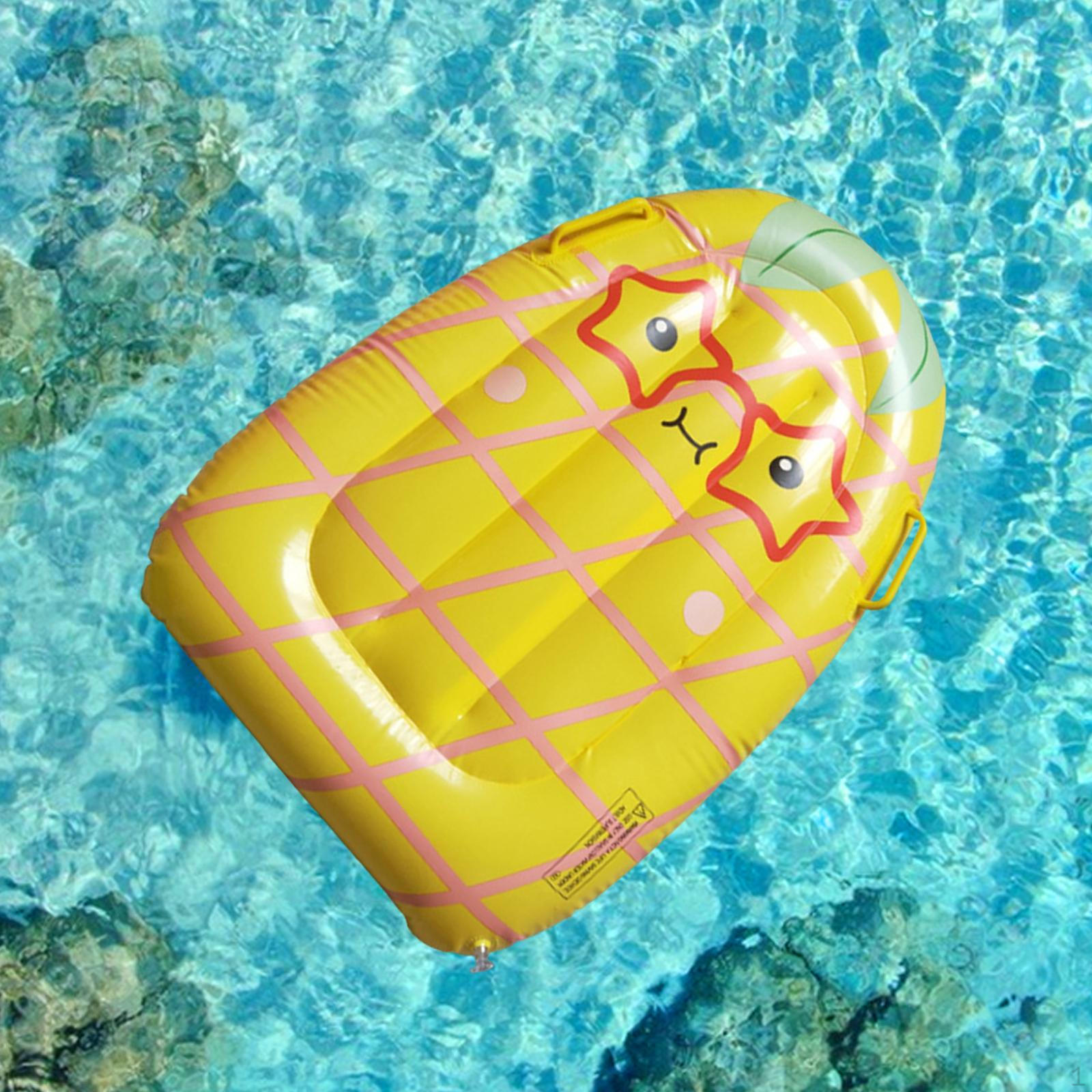 

Надувной плавучий ряд для детей Подарки с ручкой Многоцелевая ПВХ водная игрушка Пляж жёлтый