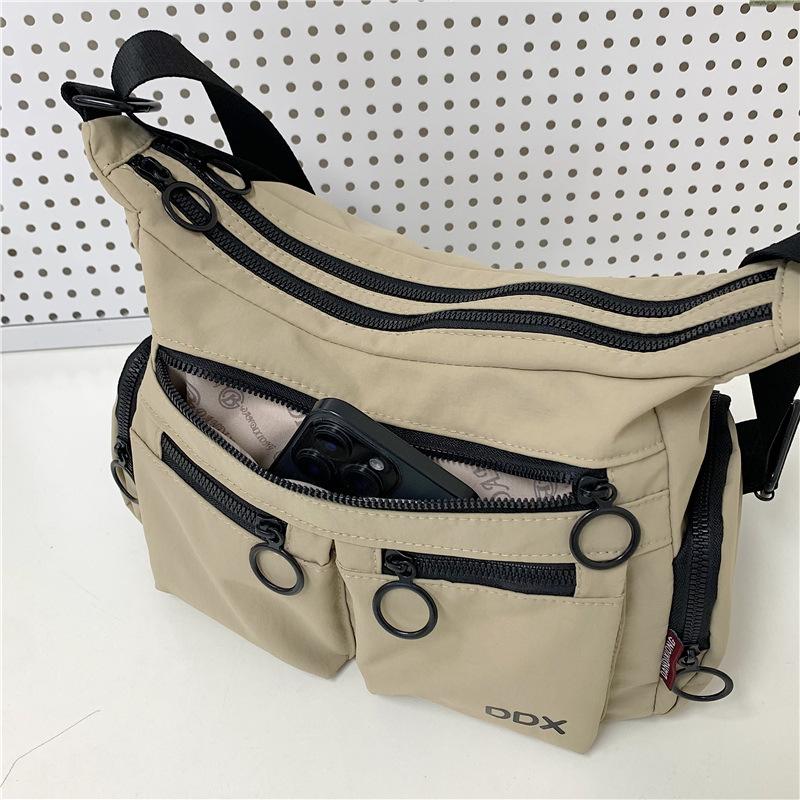 Multi-pocket Women's Crossbody Bag, Large-capacity Workwear-style Single-shoulder Bag, Outdoor Commuting Mobile Phone Bag