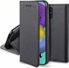 Case with a FLIP for SAMSUNG GALAXY A51 SMART BOOK MAGNET CASE BLACK + GLASS
