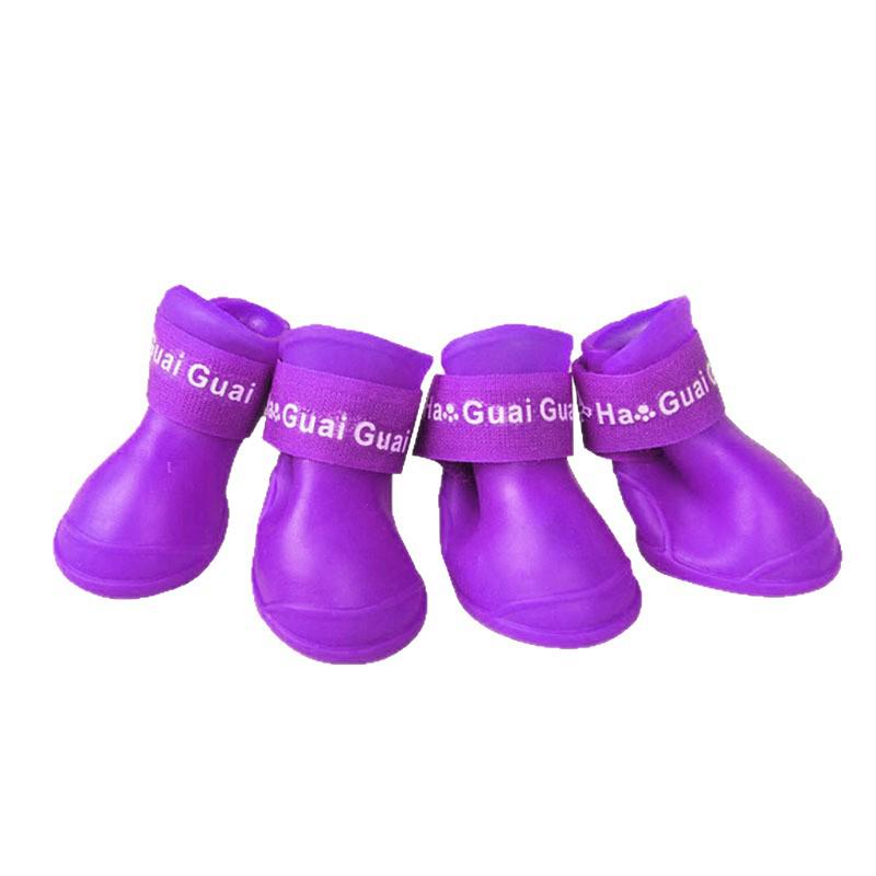 Waterproof Non-slip Pet Rain Boots for Dogs and Cats - Soft Silicone Outdoor Shoe Covers