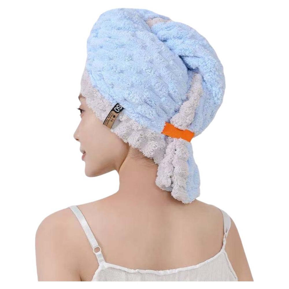 Thick Extra Large Quick-Dry Hair Towel with Wide Brim Women Men Hair Towel Christmas Gift