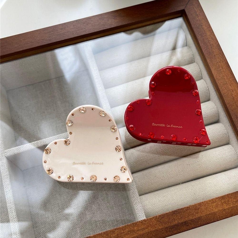 Acetic Acid Love Hair Claw Female Hair Accessories Korean Style Grab Clip Hair Clip