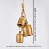 Christmas Bell Strings Pendant Gold Vintage Cow Bell Christmas Tree Decoration
