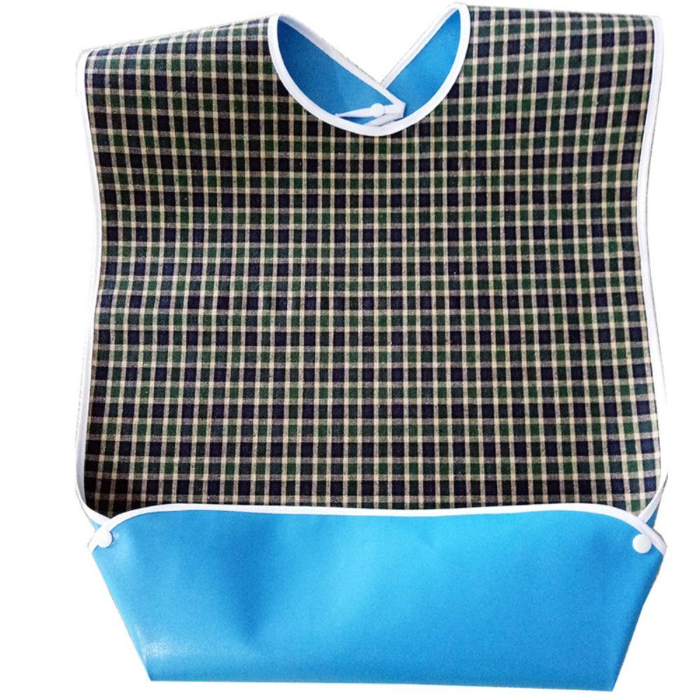 

Водонепроницаемые нагрудники для еды для взрослых, съемные фартуки для инвалидов, защитная одежда, нагрудник для повара Green-b