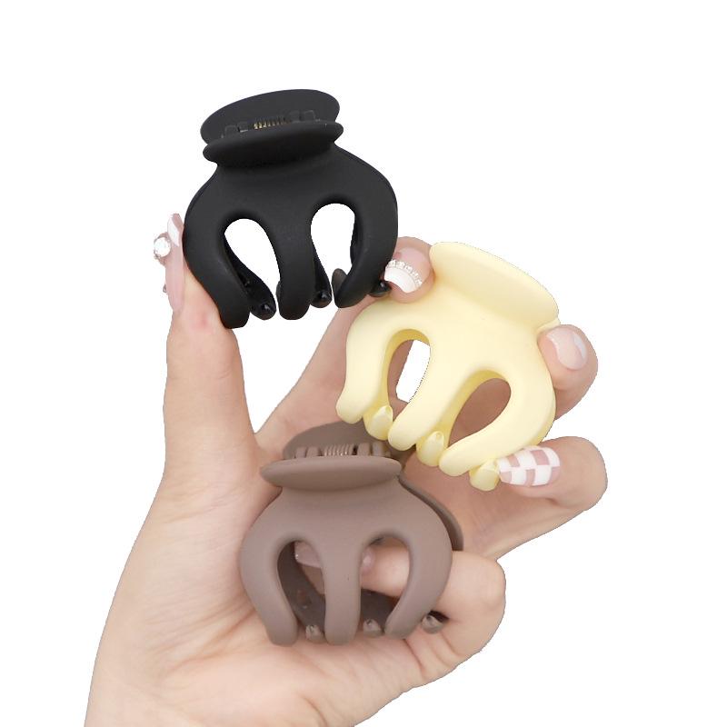 Small Pumpkin Claw Clip for Buns, Ponytails, and Bangs - Princess Hairstyle Accessory