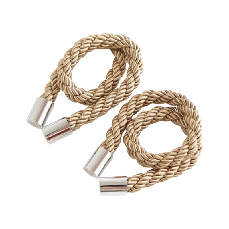 

Rope Weave 2pcs Magnetic Curtain Tiebacks Clips Tie Buckle Vintage Decoration верблюд